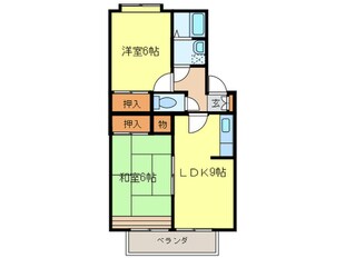 メロディハイツ乙金の物件間取画像